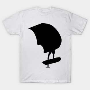 Wing surfer doing wingfoiling with foil wing T-Shirt